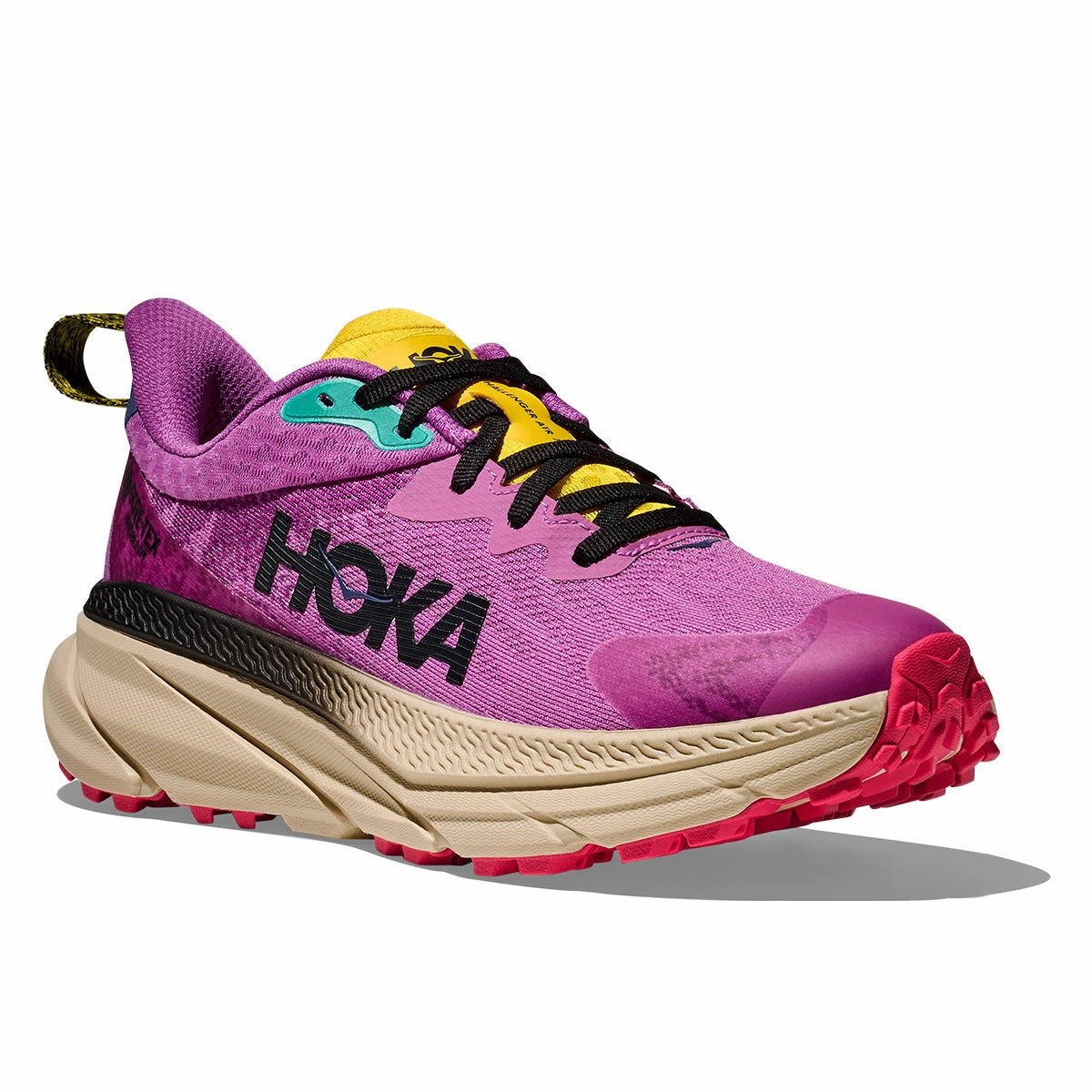 Wellington Hoka Challenger ATR 7 GTX Womens | Superbloom / Oatmeal