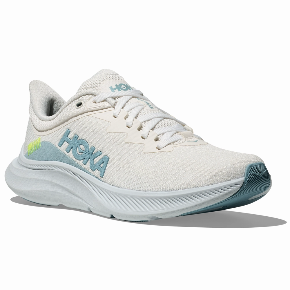 Shoes Chart Hoka Solimar White/Tundra Blue Running Shoe (Women's)