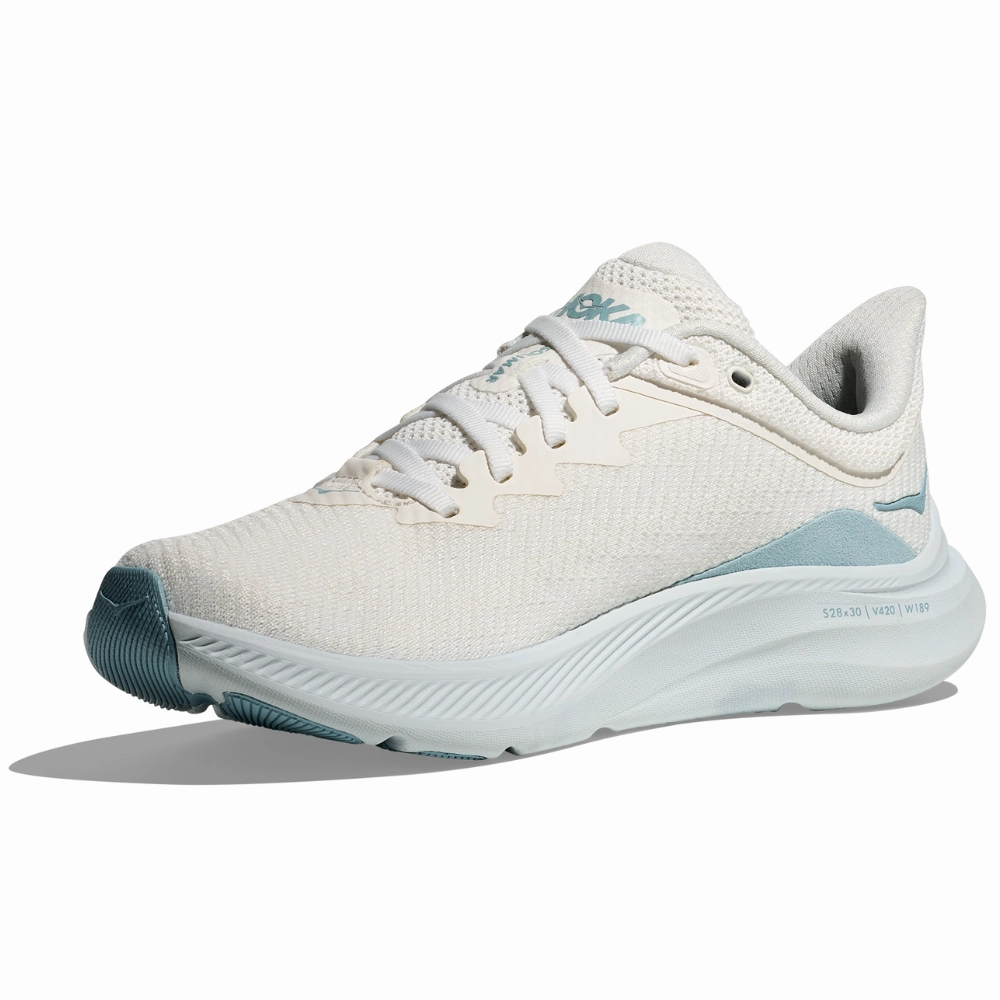 Shoes In Nepal Hoka Solimar White/Tundra Blue Running Shoe (Women's)