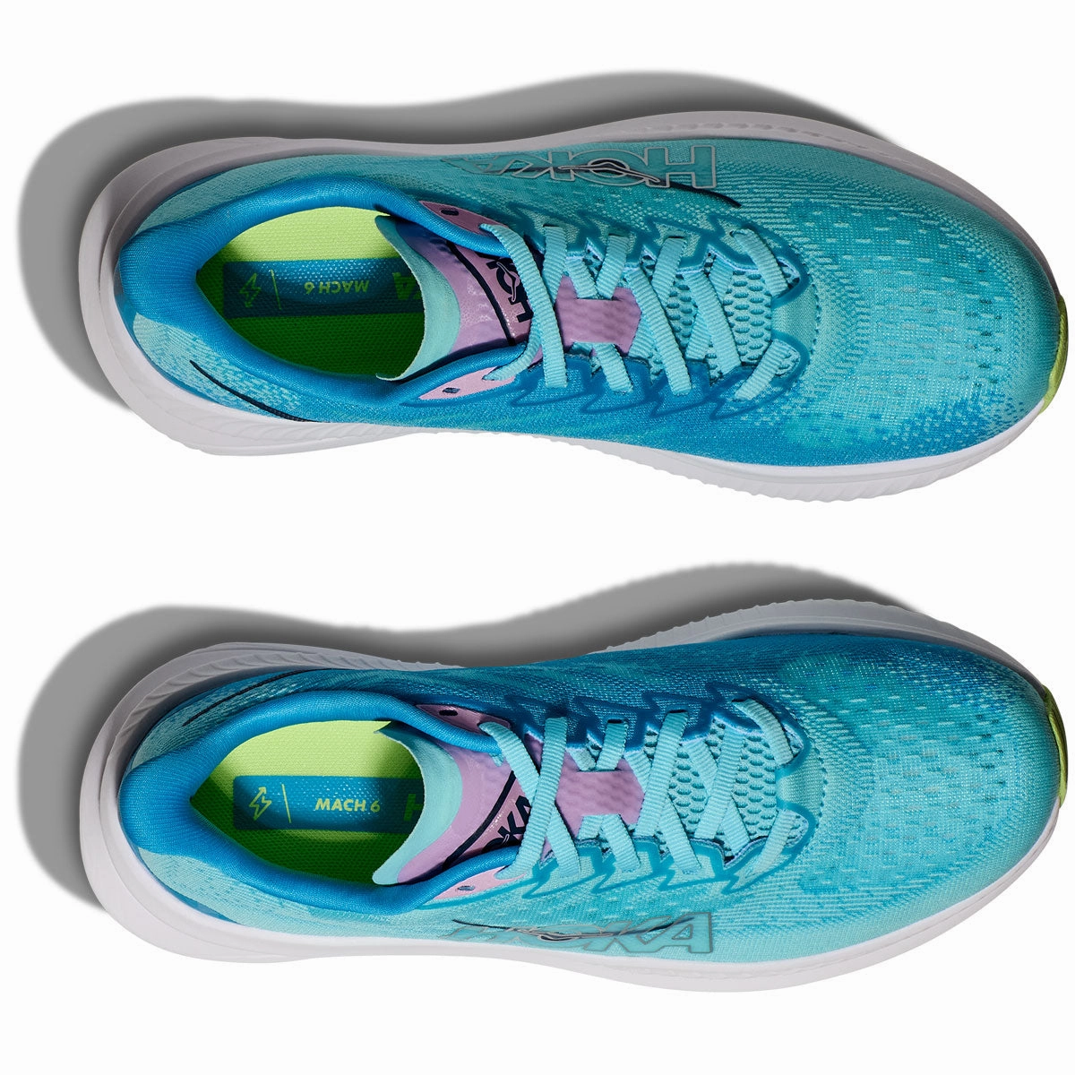 Best Rated Shoes For Walking Hoka Mach 6 Running Shoes - Womens - Cloudless/Waterpark