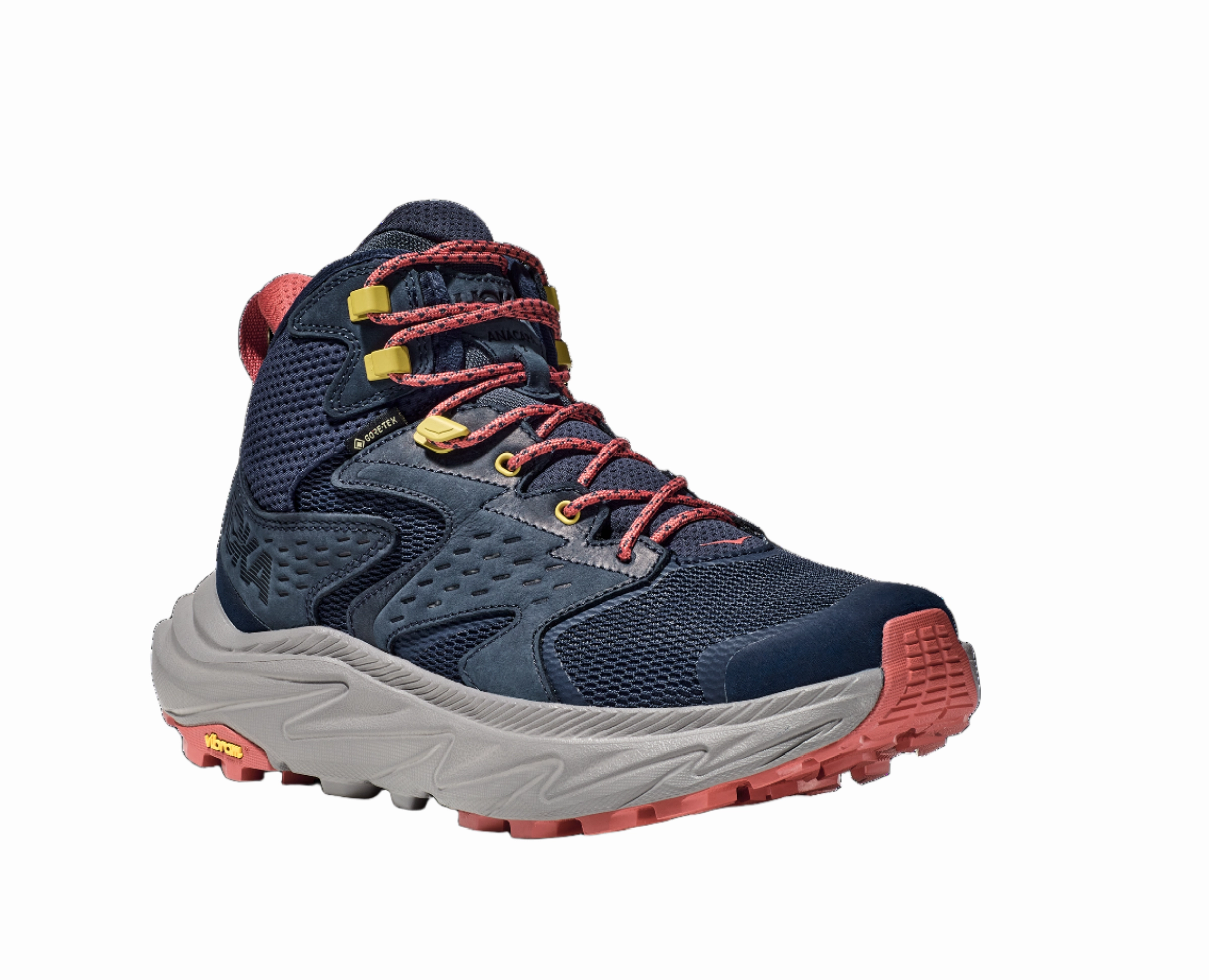 Shoes For Badminton HOKA Men's Anacapa 2 Mid GORE-TEX Waterproof - Outer Space/Grey