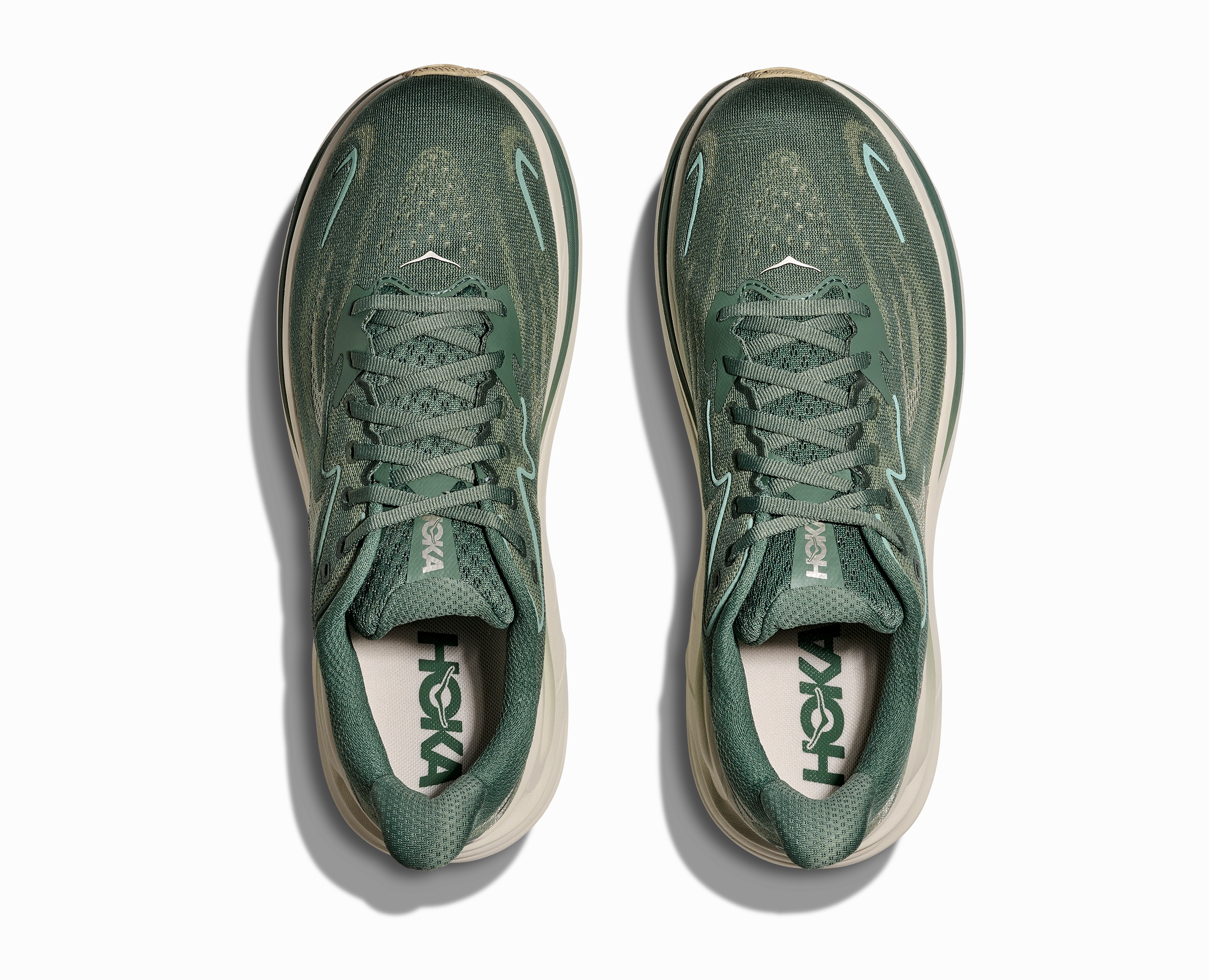 HOKA Men's Clifton 10 - FERN / TRUFFLE SALT Good Affordable Running Shoes