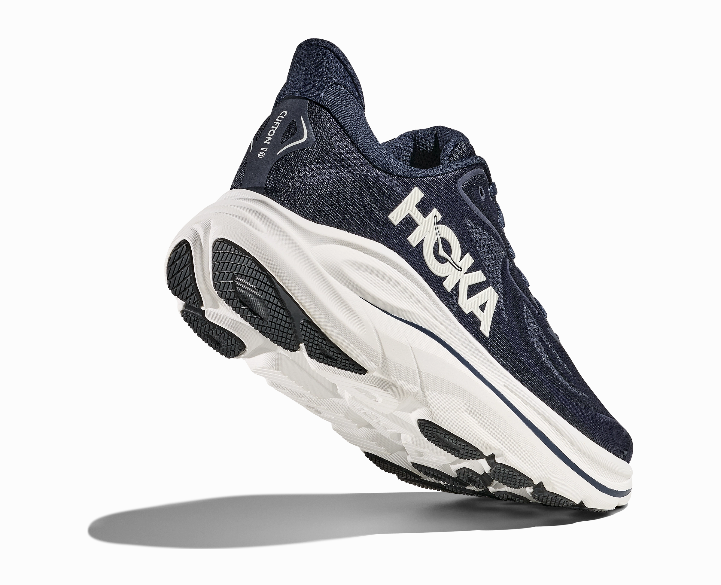 Running Shoes On Cloud HOKA Men's Clifton 10 - NAVY / WHITE