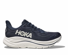 Off Road Running Shoes HOKA Men's Clifton 10 - NAVY / WHITE