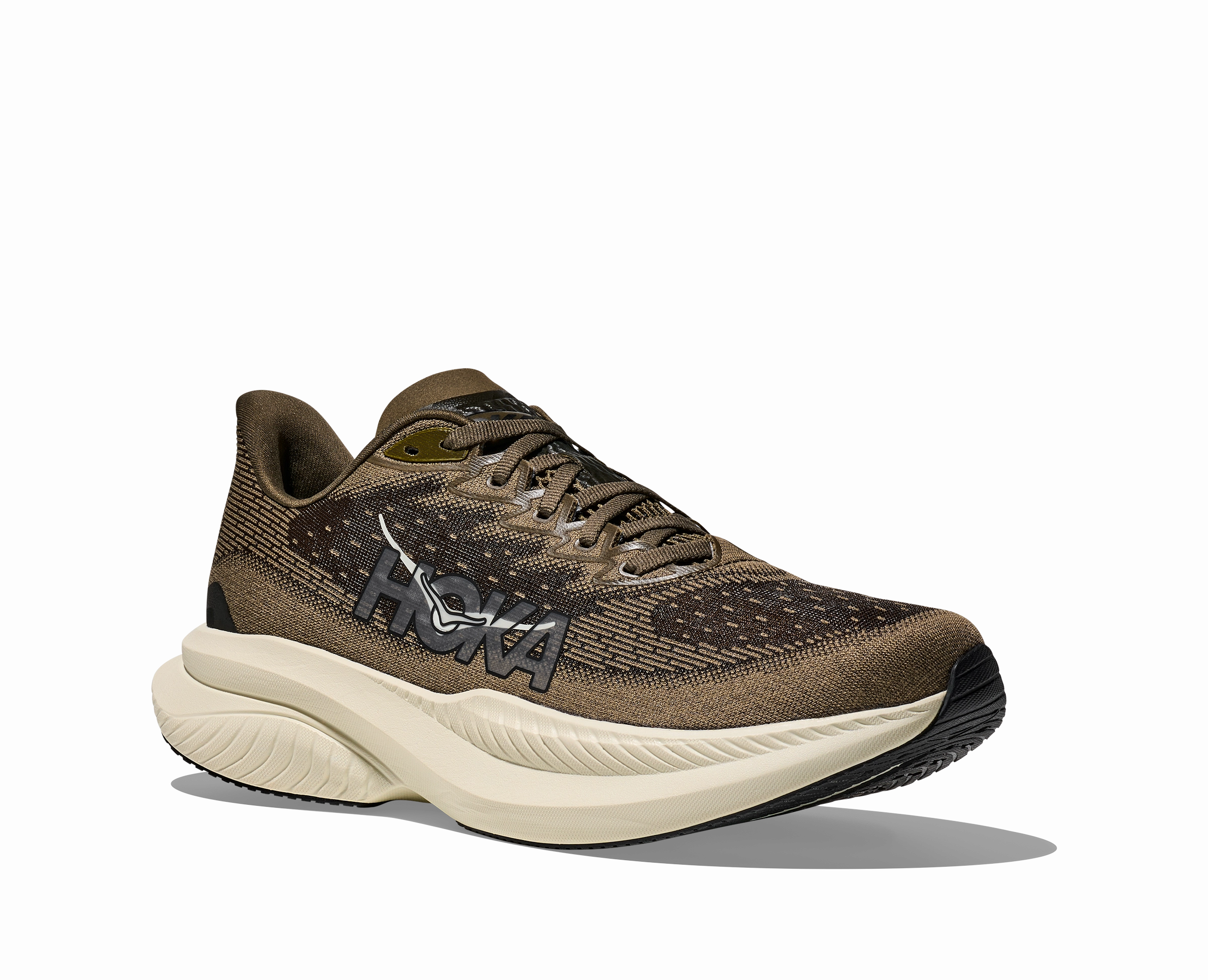 Quest Running Shoes HOKA Men's Mach 6 - ANTIQUE OLIVE / TRUFFLE SALT