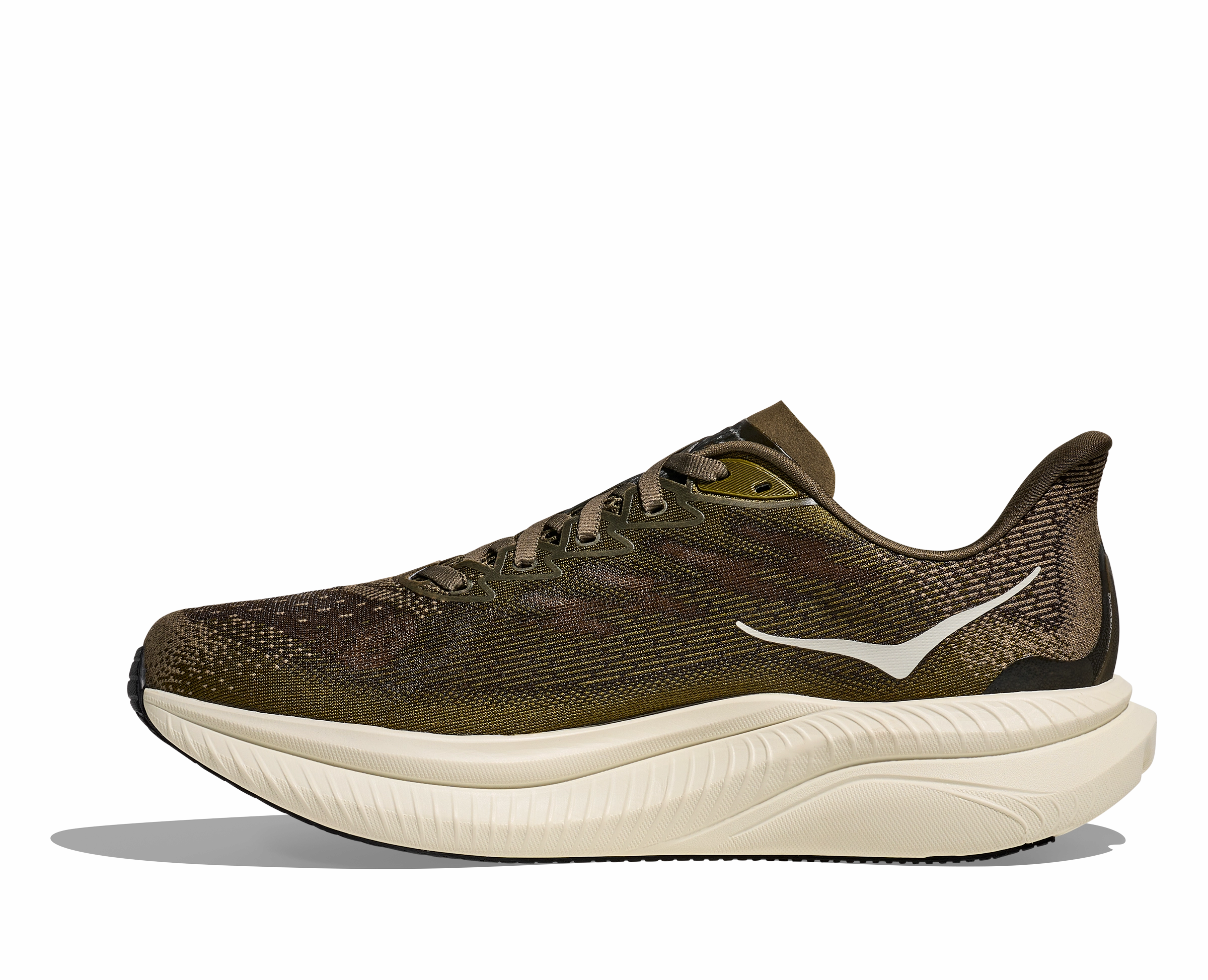HOKA Men's Mach 6 - ANTIQUE OLIVE / TRUFFLE SALT Running Shoe Sales Near Me
