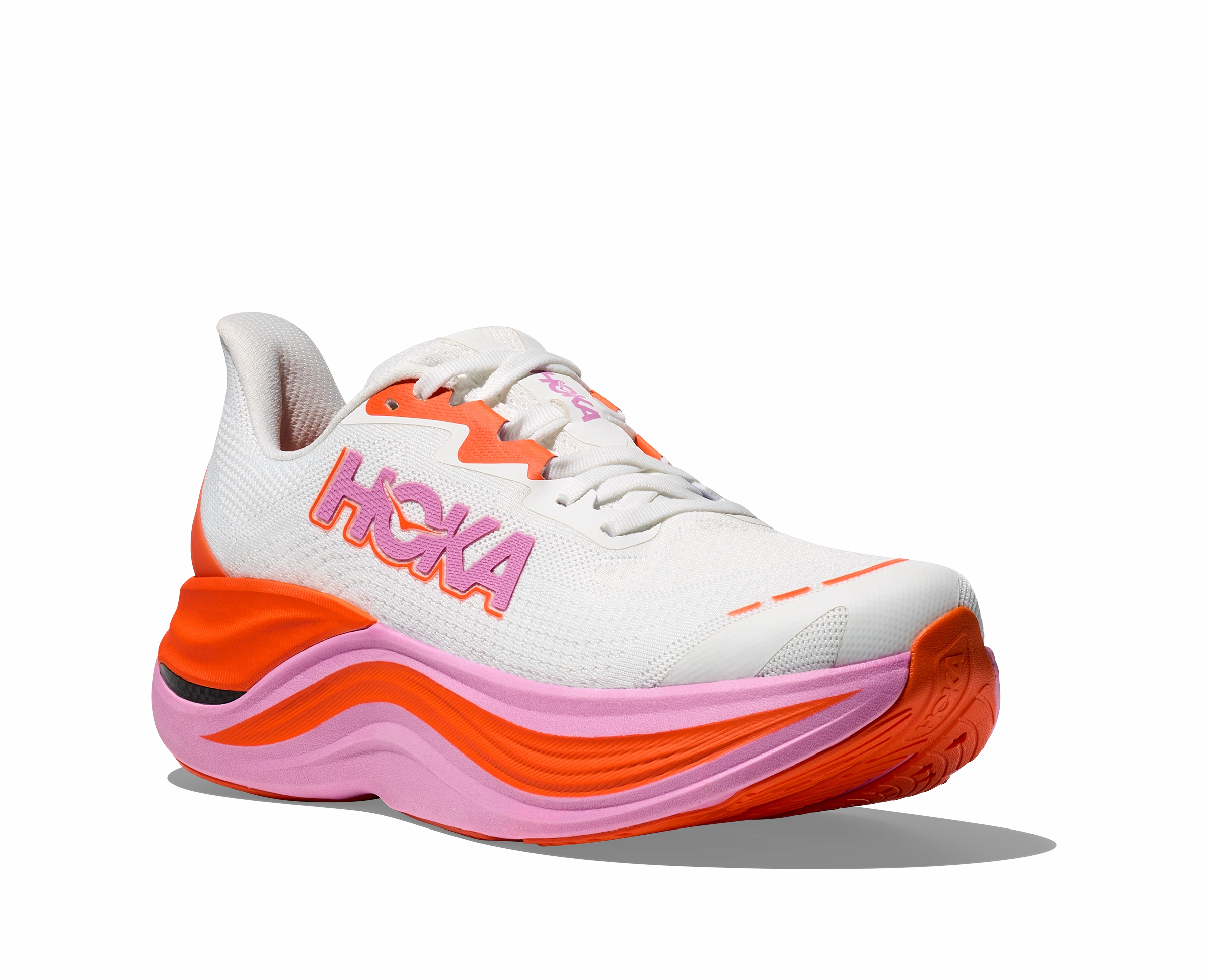 Flat Feet Running Shoe HOKA Men's Skyward X - FROST / LUPINE