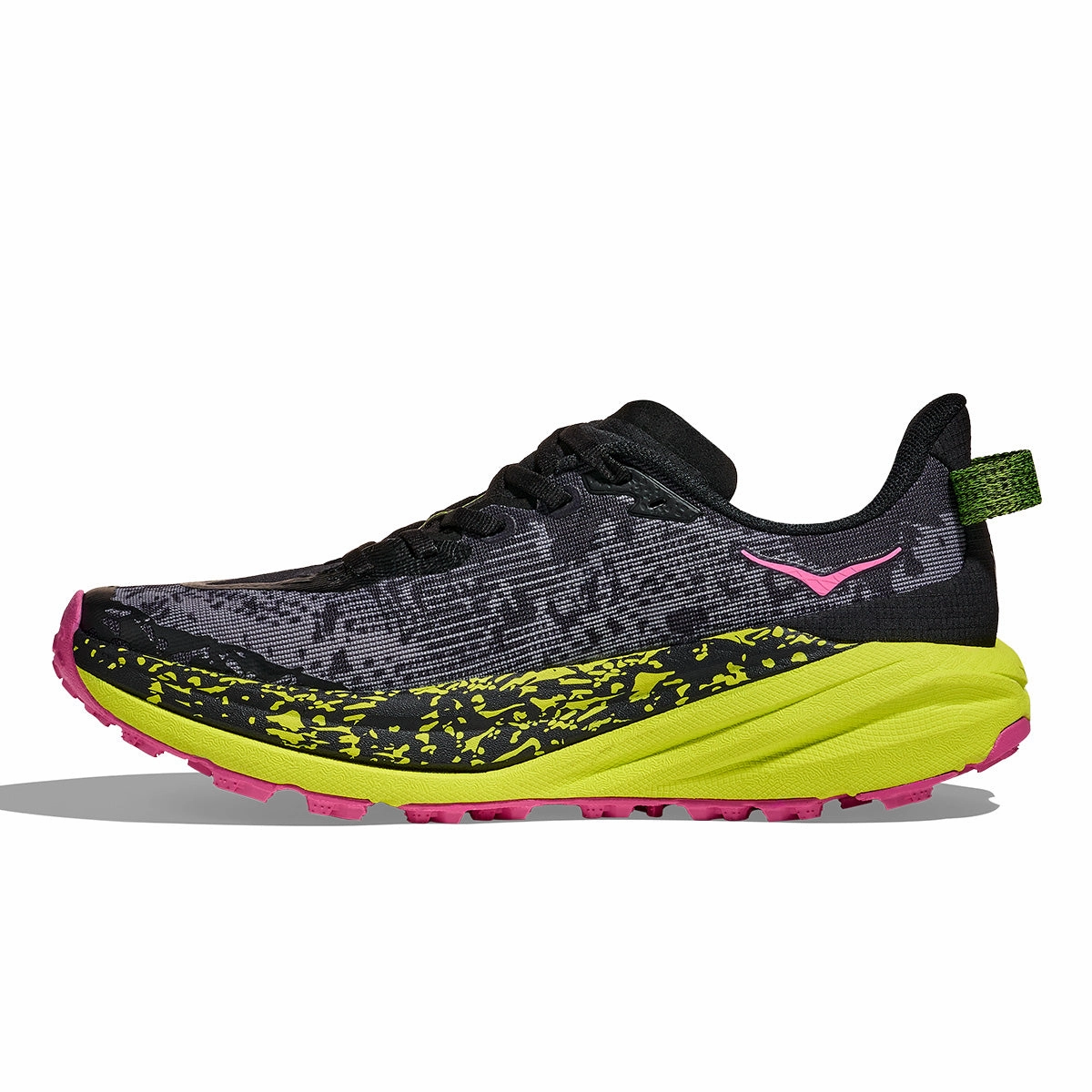 Discounted Shoes Hoka Speedgoat 6 Womens | Black / Neon Hoka Citrus