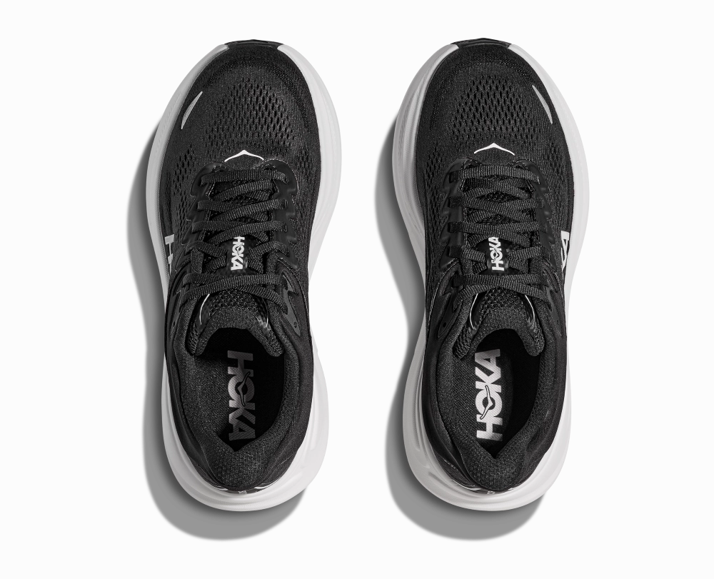 'HOKA' Men's Bondi 9 - Black / White (Extra Wide) Should I Get Wide Shoes
