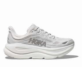 HOKA Women's Bondi 9 - STARDUST / SILVER Cushioned Shoes Running