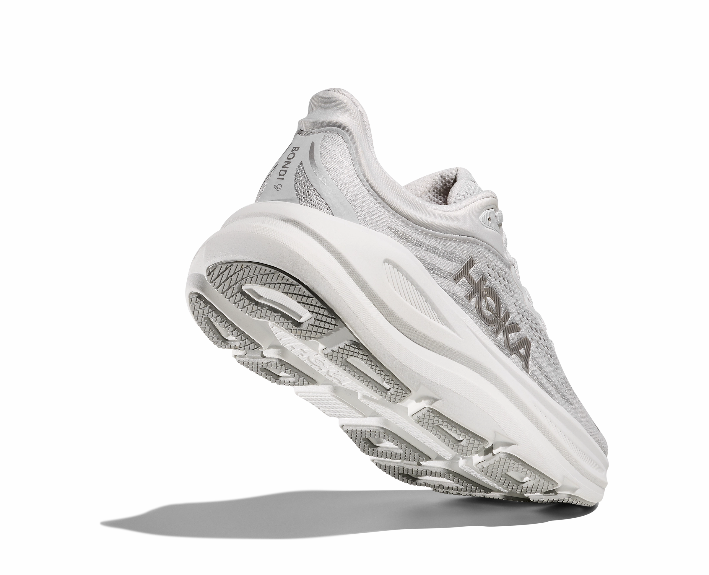 Stinky Running Shoes HOKA Women's Bondi 9 - STARDUST / SILVER
