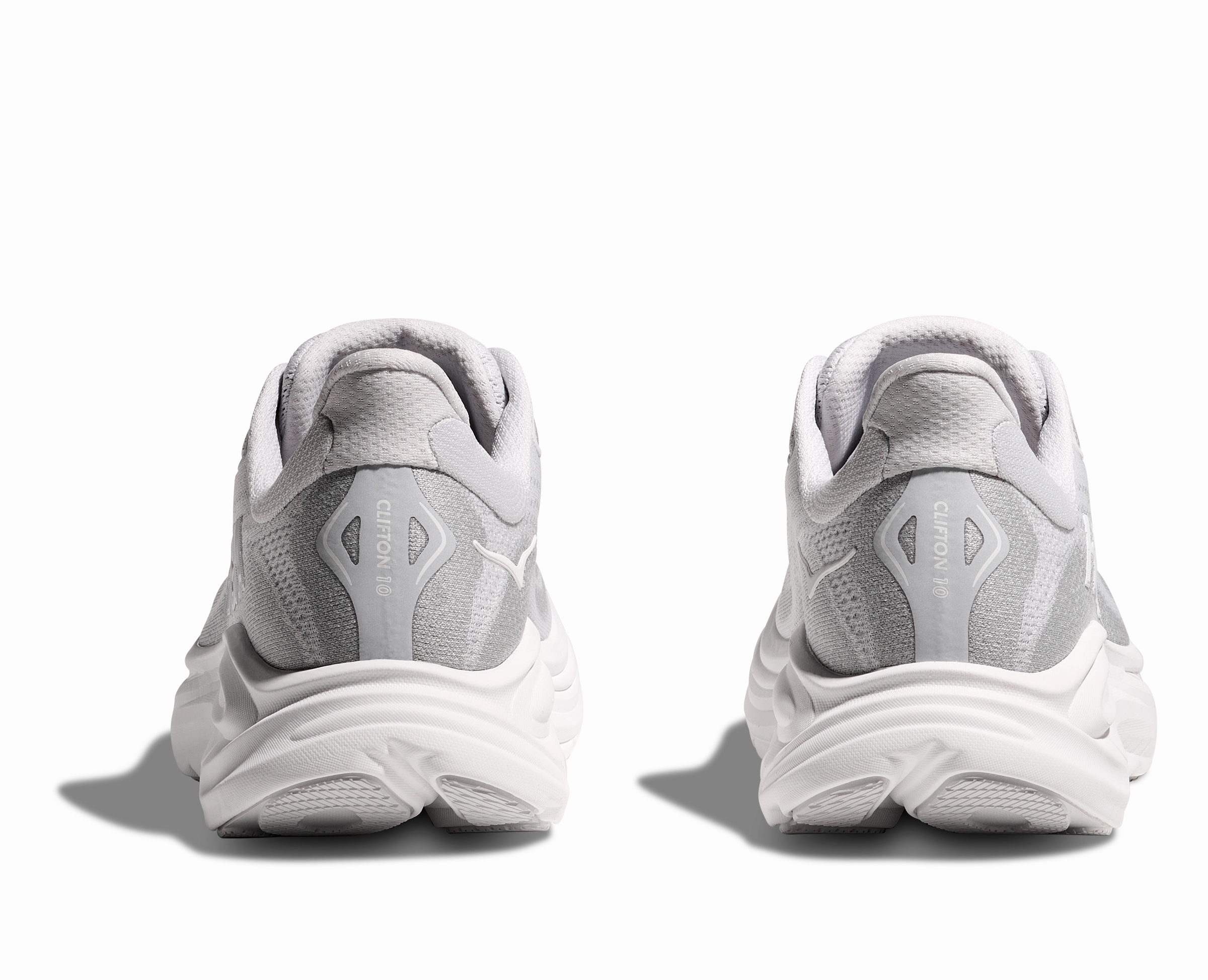 Foot Shaped Running Shoes HOKA Women's Clifton 10 - COSMIC GREY / STARDUST