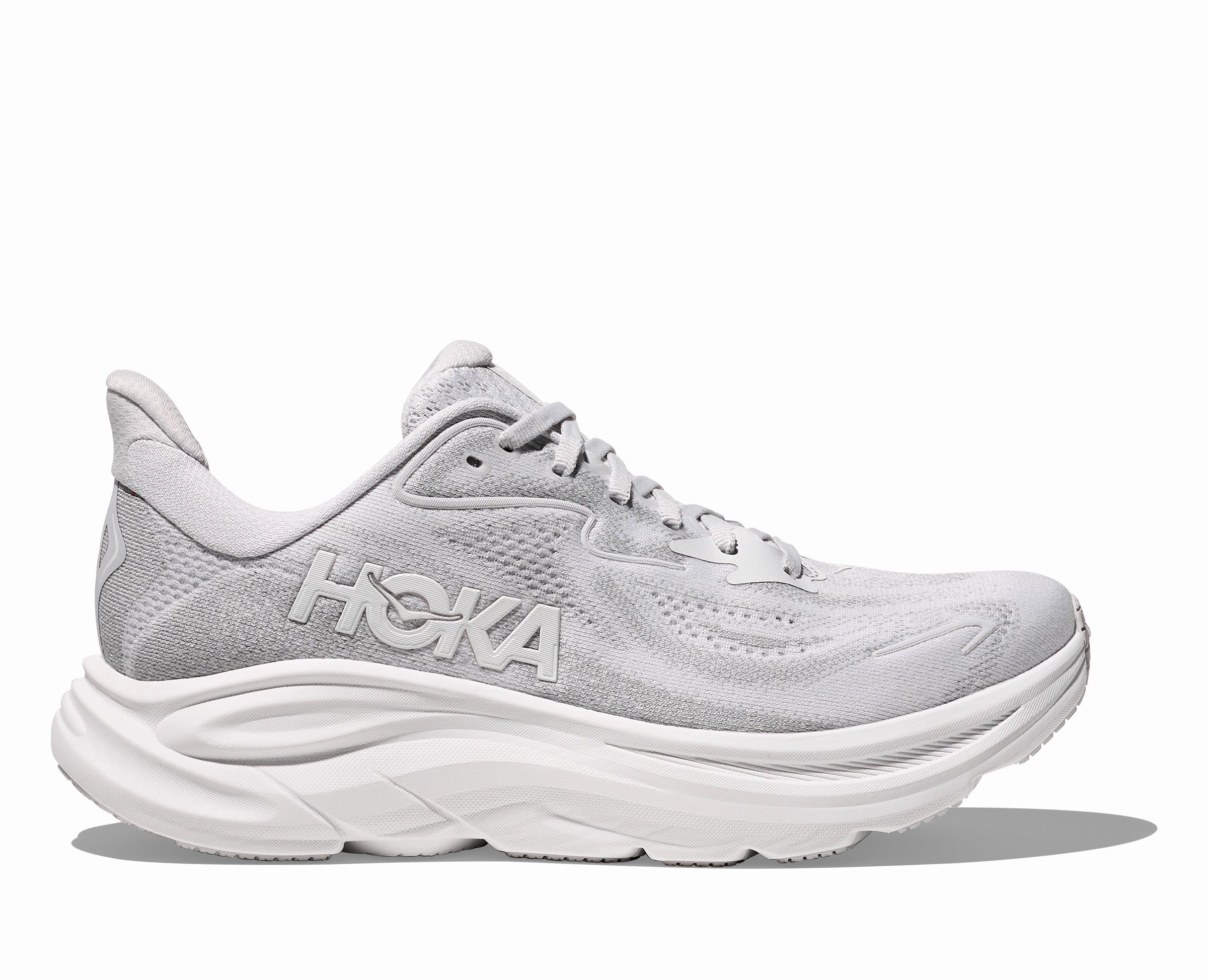 HOKA Women's Clifton 10 - COSMIC GREY / STARDUST Roav Fresh Foam Sportstyle Running Shoes