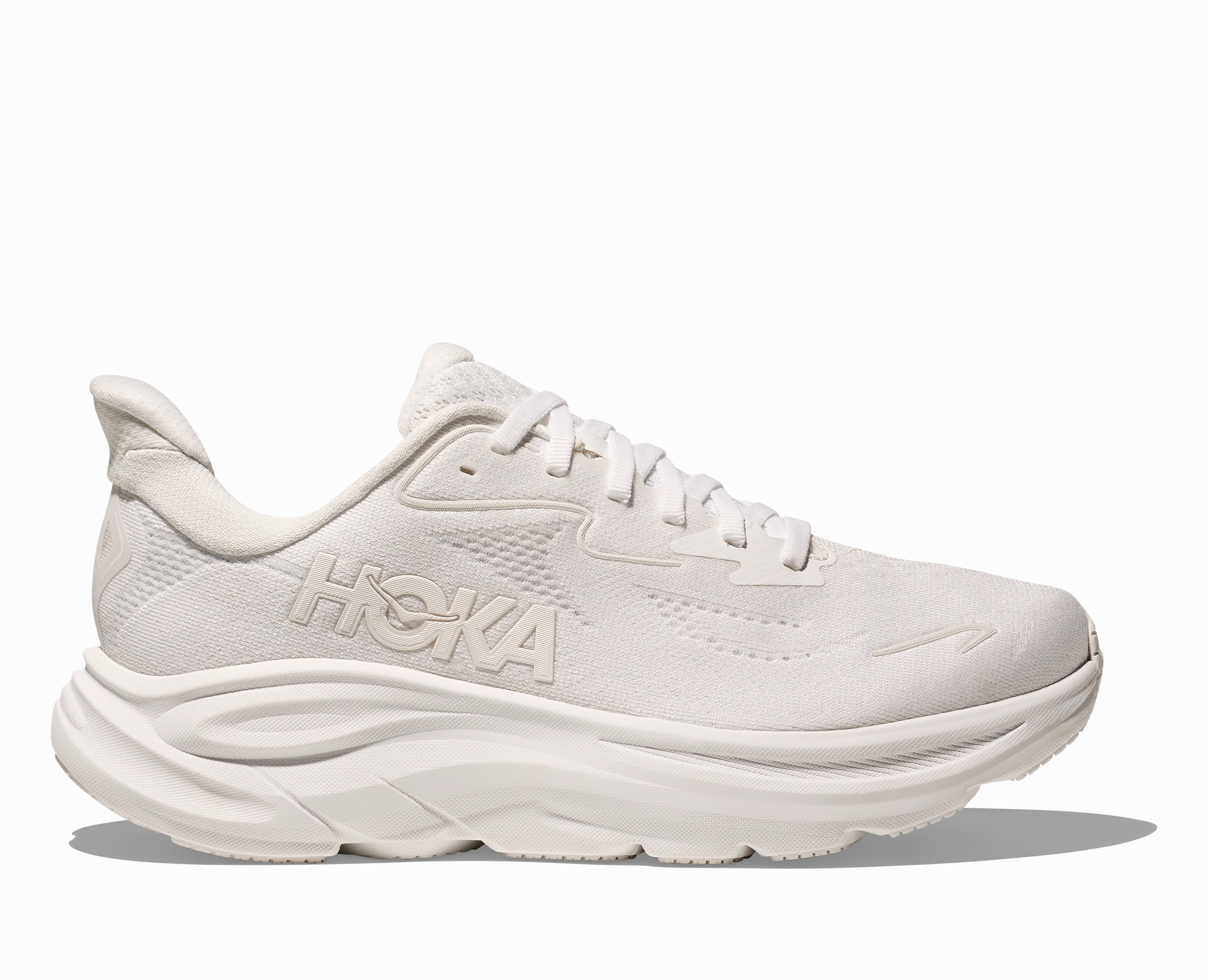 HOKA Women's Clifton 10 - WHITE / WHITE Proper Running Shoes