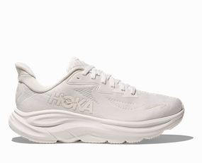HOKA Women's Clifton 10 - WHITE / WHITE Best Running Shoe Insoles