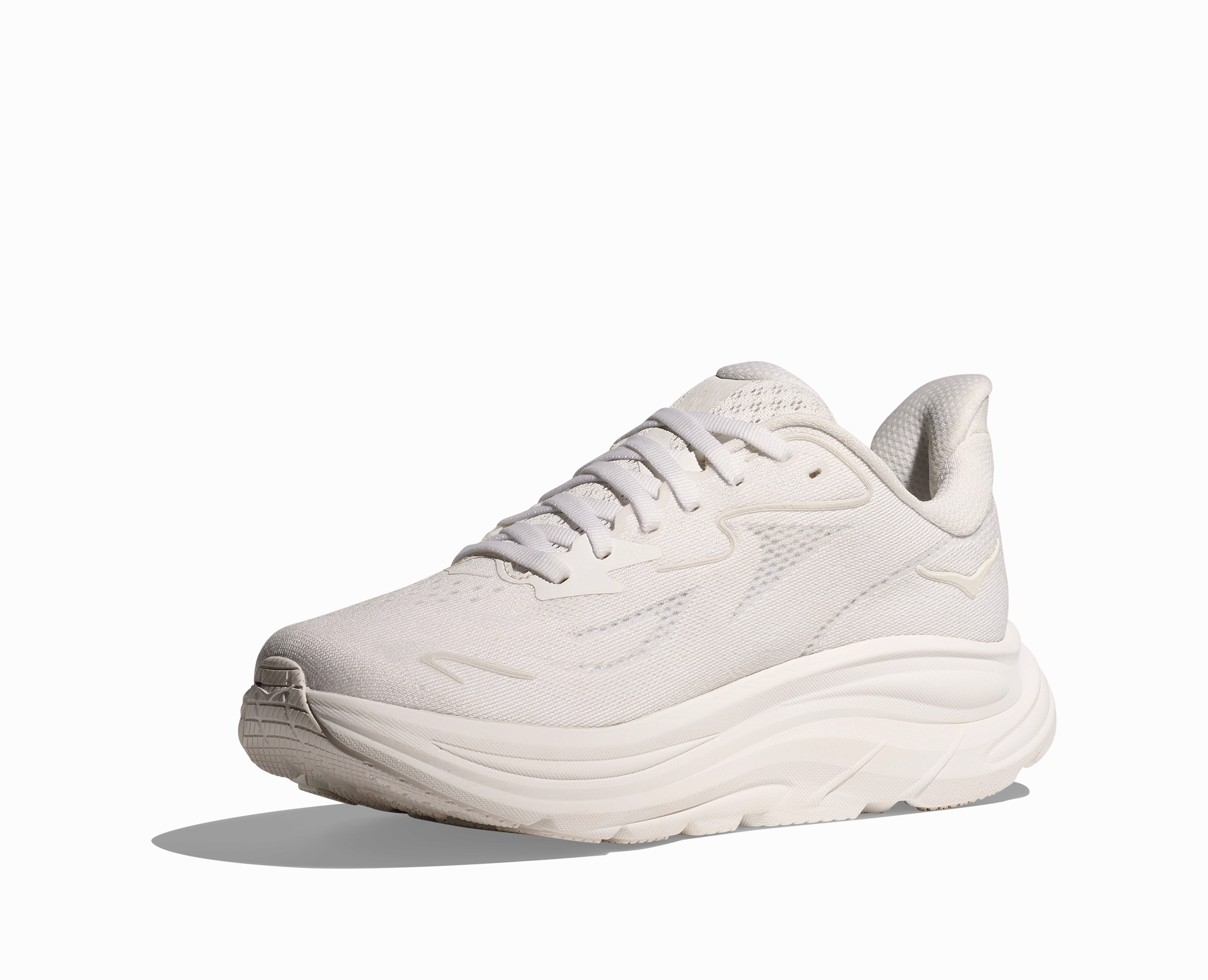 Hyperion Tempo Running Shoes HOKA Women's Clifton 10 - WHITE / WHITE