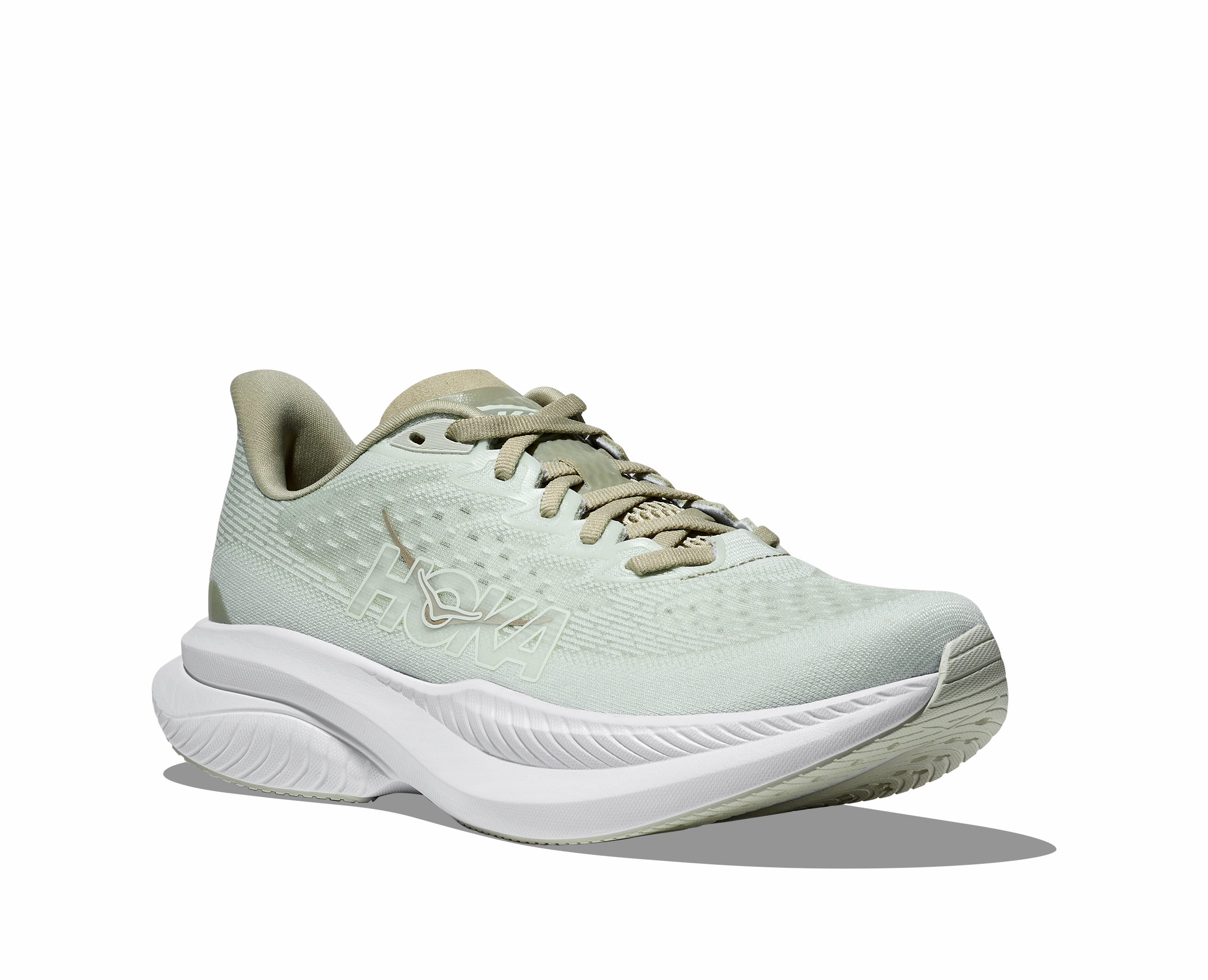 Nimbus 27 Running Shoes HOKA Women's Mach 6 - OYSTER MUSHROOM / TRUFFLE SALT
