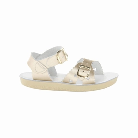 Hoy Shoe Co. Toddlers' Salt Water Sun-San Sweetheart Gold Waterproof Recycled Shoes