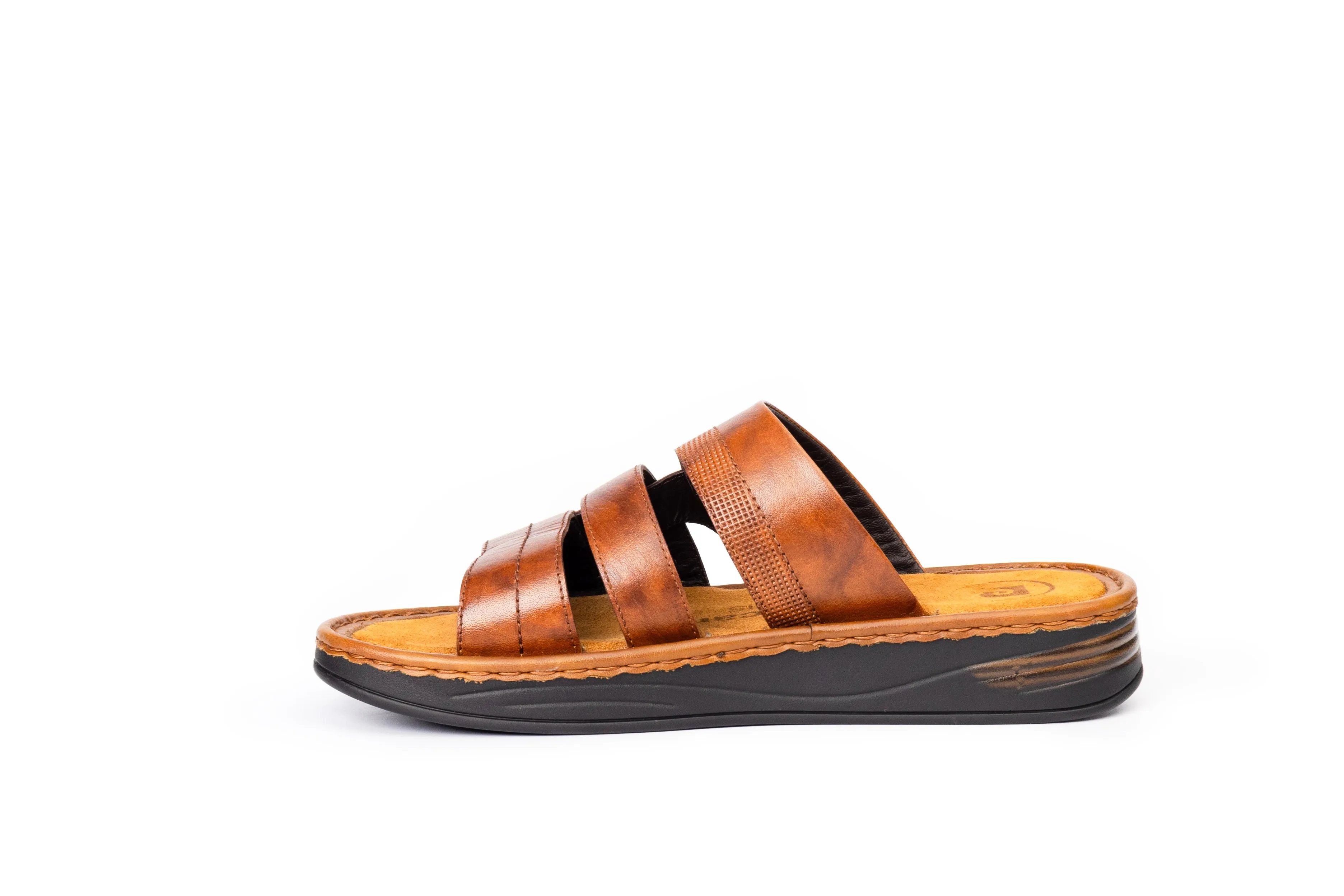 Hudson: Multi-Band Tan Slides Birkenstock Sale Sandals