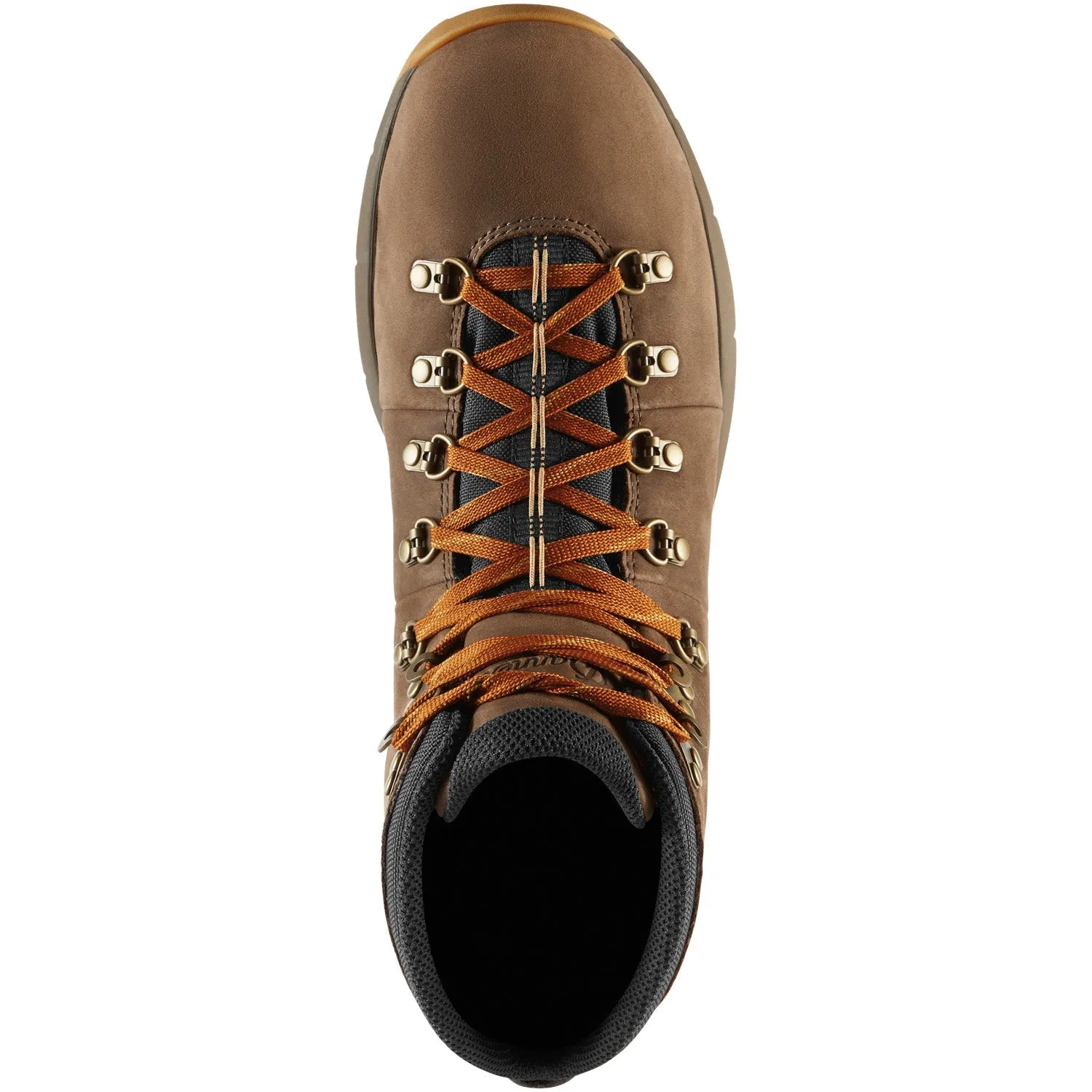 Danner Mens Mountain 600 Leaf GTX Loam Brown/Glazed Ginger Leather Hiking Boots Best Hiking Shoes For Hawaii