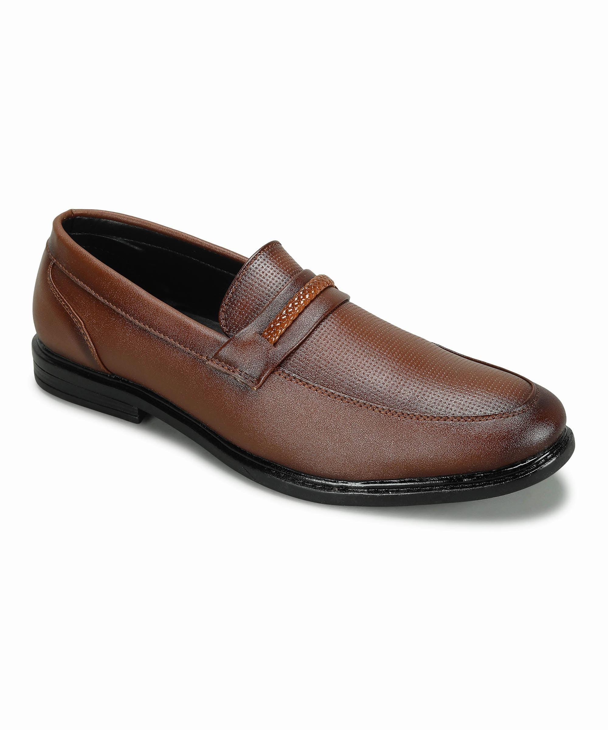 Paragon Men's Tan Formal Loafer Shoes | Cushioned Sole & Sturdy Construction Eytys Loafers
