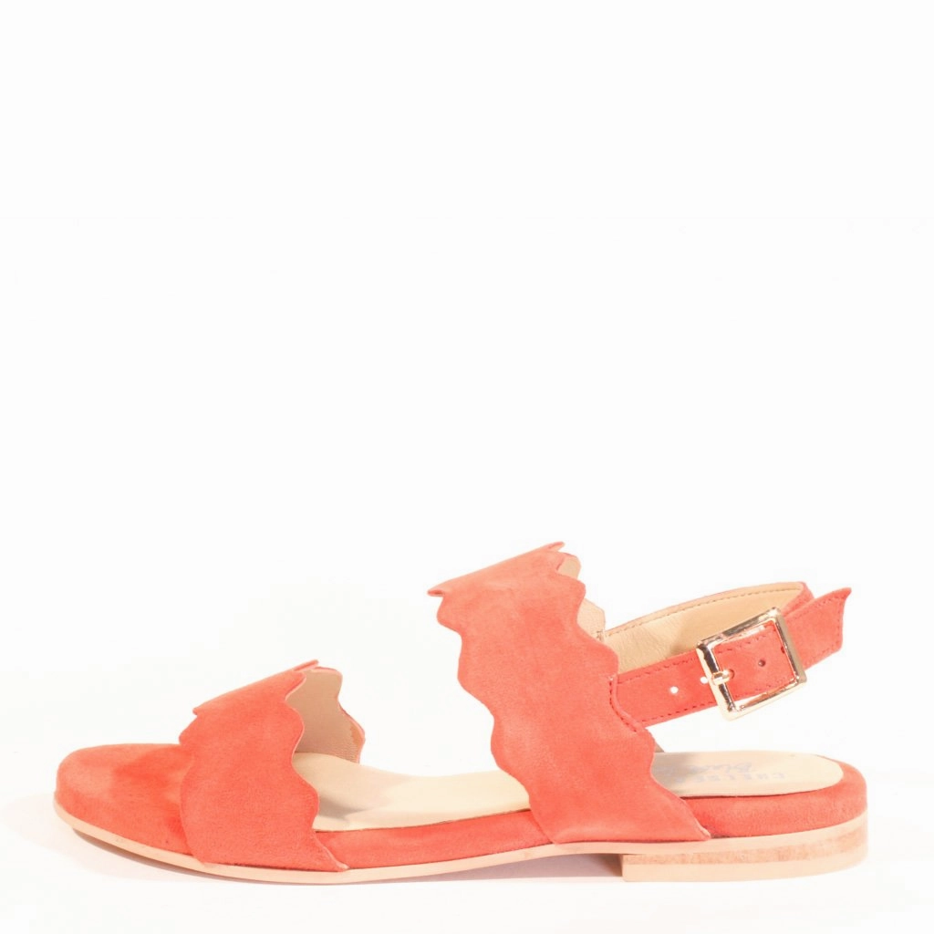 Jarden Suede Scallop Sandals Clark Sandals