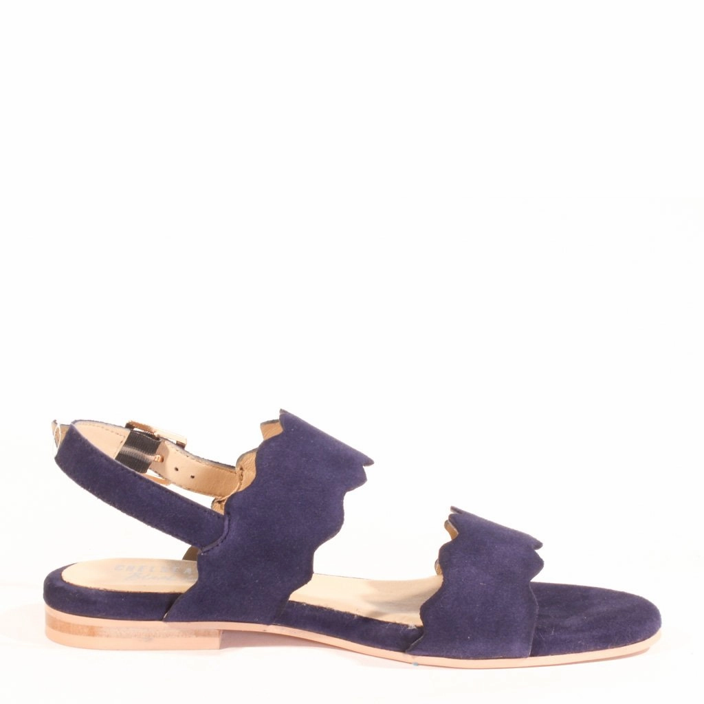 Jarden Suede Scallop Sandals Comfortable Sandals