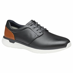Johnston & Murphy XC4 Prentiss 2 Plain Toe Black Leather Shoe (Men's) Wirecutter Waterproof Shoes