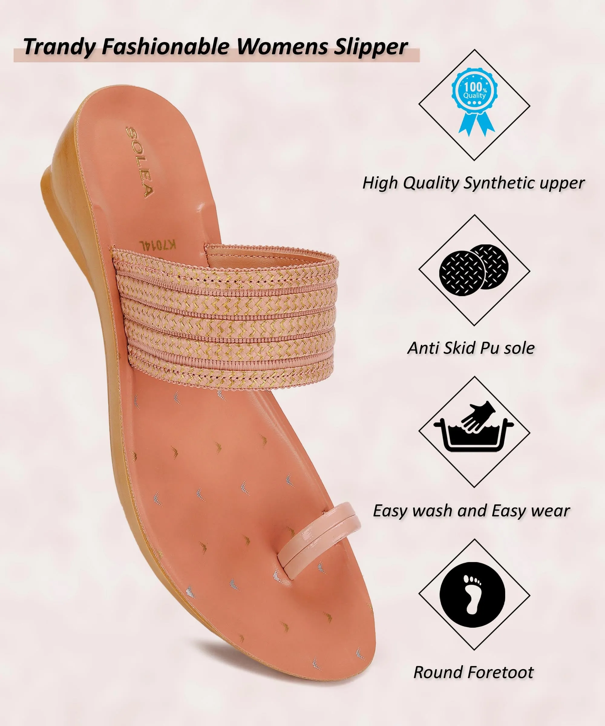 Paragon PUK7014L Women Sandals | Casual & Formal Sandals | Stylish, Comfortable & Durable | For Daily & Occasion Wear Width Wide Sandals
