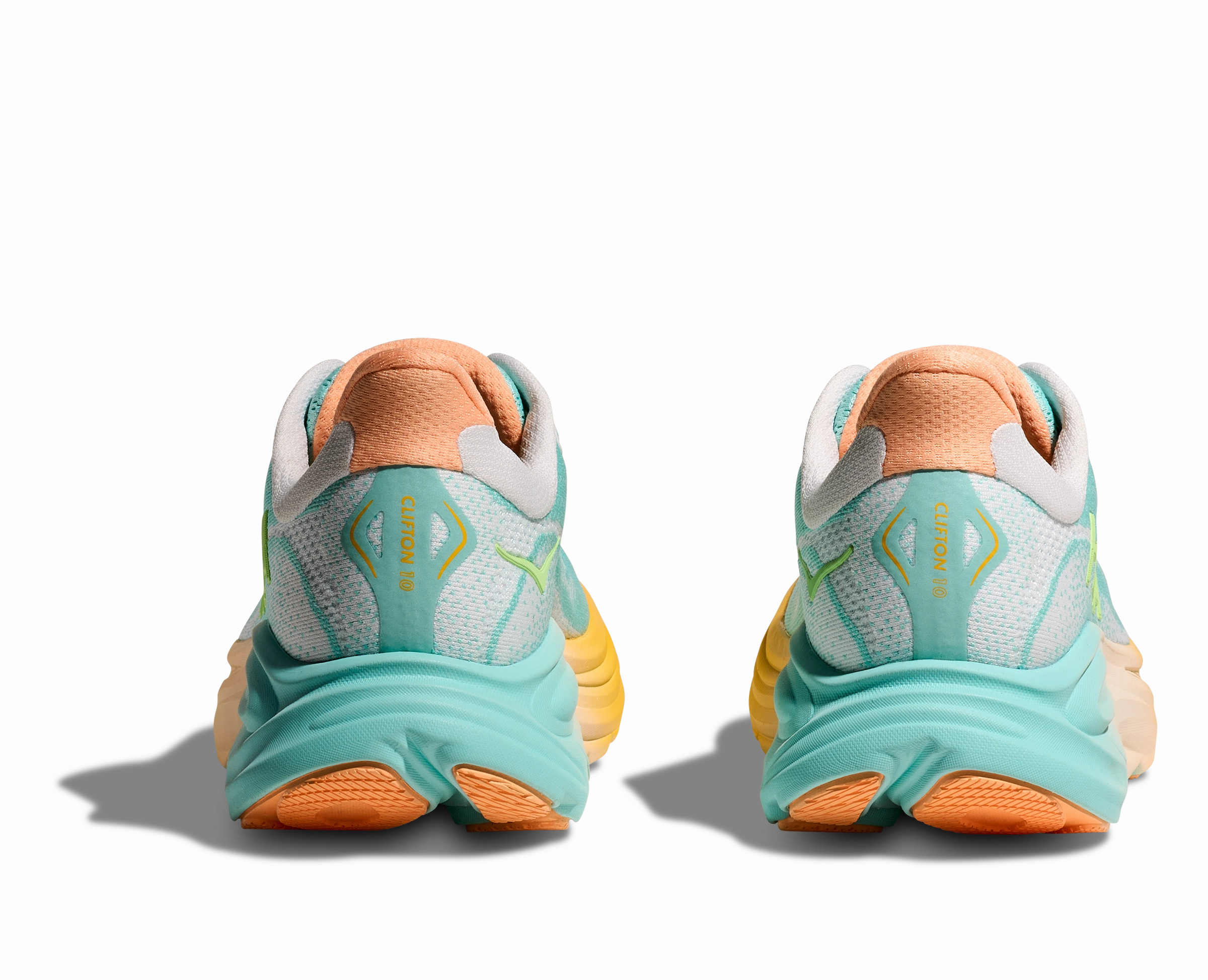 Free Running Shoes 2012 HOKA Women's Clifton 10 - BLUE SPARK / WHITE