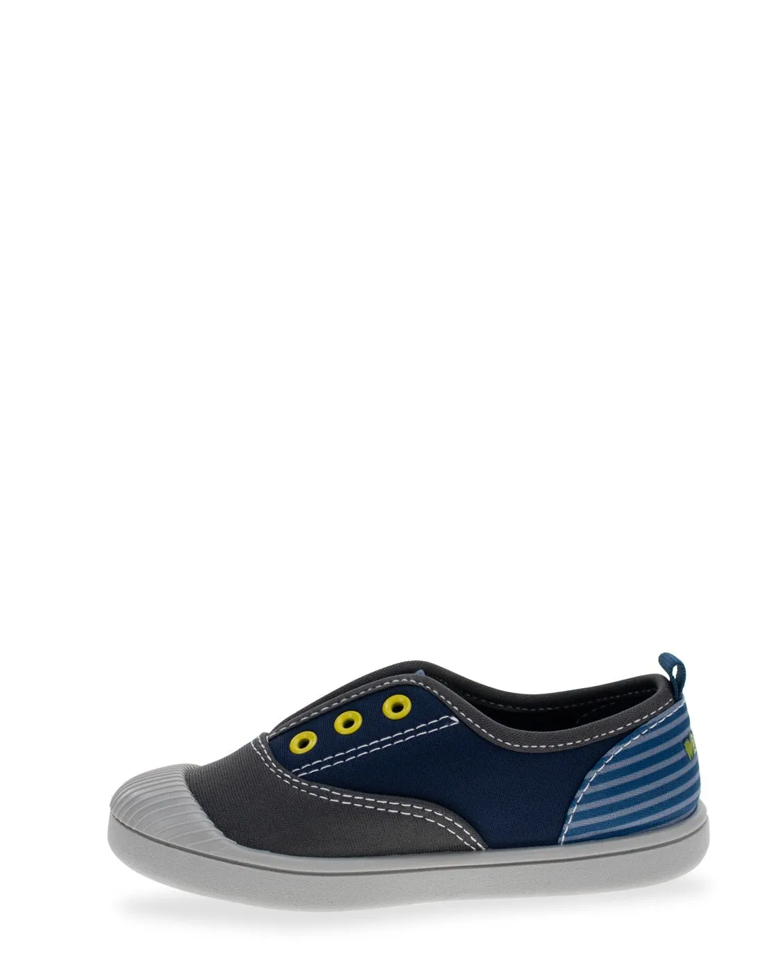 Waterproof Grip Shoes Kids Jetty Color Block Slip On - Navy