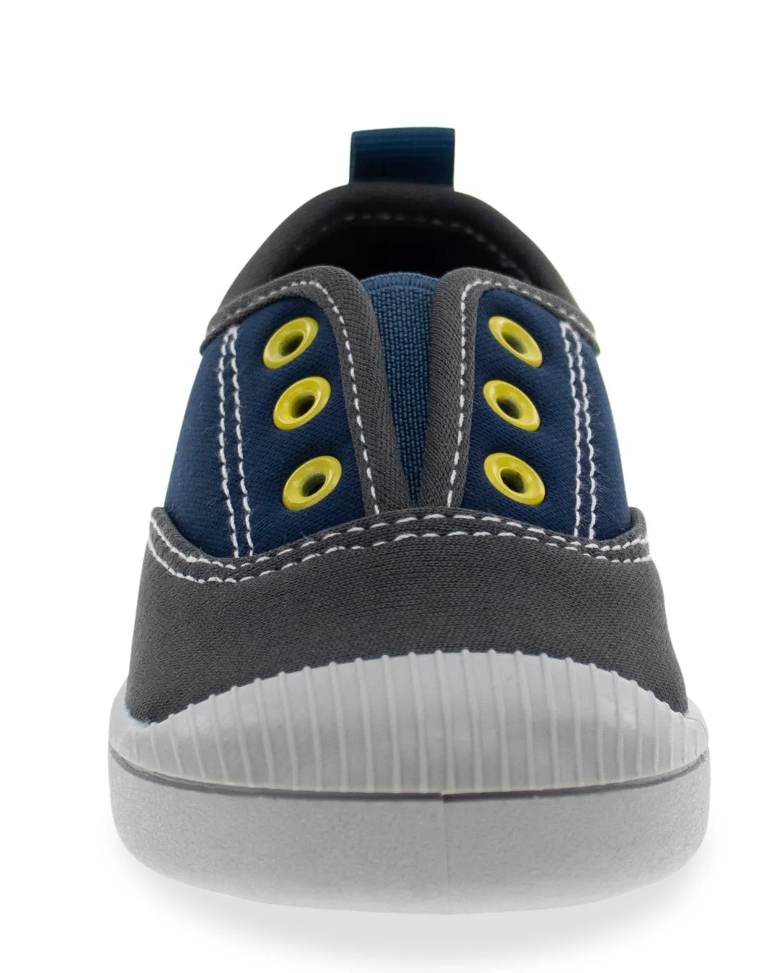 Kids Jetty Color Block Slip On - Navy Waterproof Rubber Slip On Shoes