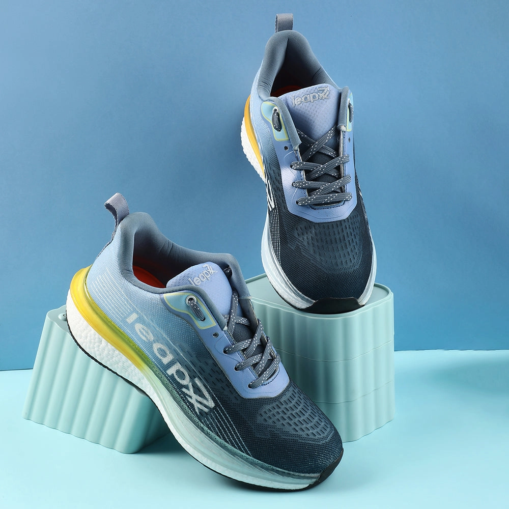 Jumpman Training Shoes Leap7x Blue Sports Lacing Running Shoes For Men RWM-02 By Liberty