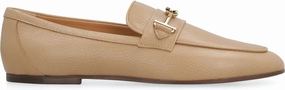 LEATHER LOAFERS WITH BOW Casual Loafers Slip-ons