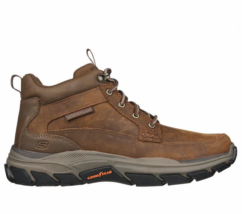 Hiking Shoes Breathable 'Skechers' Men's Respected-Boswell - Brown