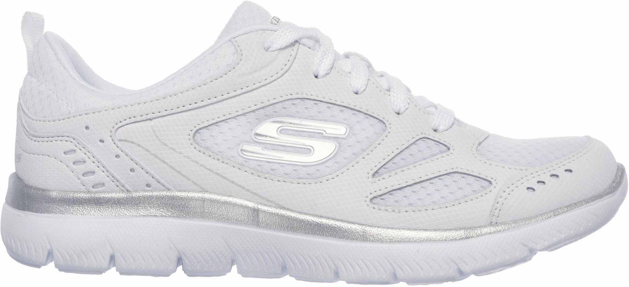 Rapidmove Adv Training Shoes Skechers Summits Suited Womens Training Shoes - White
