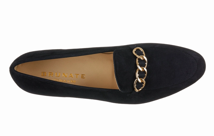 Br Candle Navy New Balance Loafers