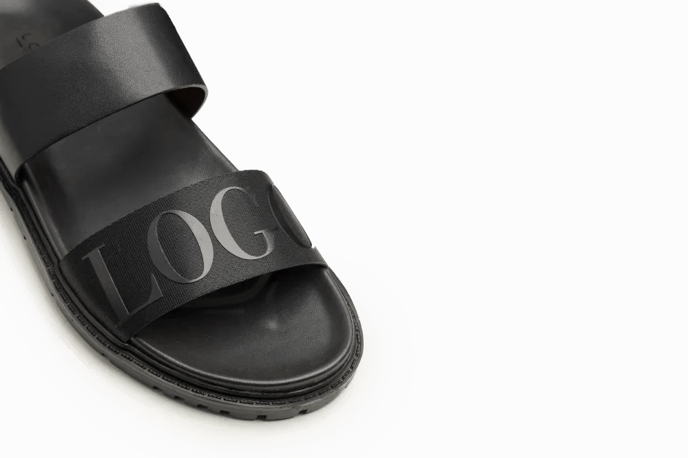 Sandals Chunky Platform LOGO 7611 BKA