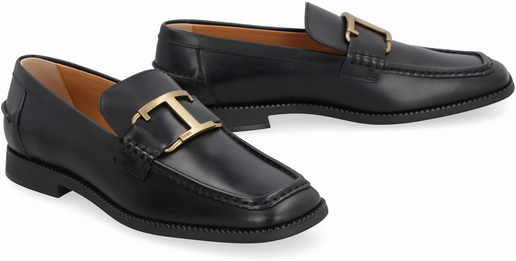 Tassled Loafers LOGO DETAIL LEATHER LOAFERS