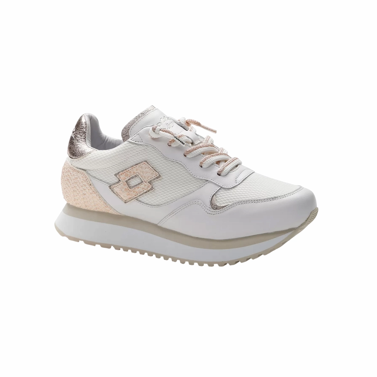 Rockport Shoes Sneakers Lotto Leggenda sneakers da donna Wedge II Fish W 219594 10V white-golden almond