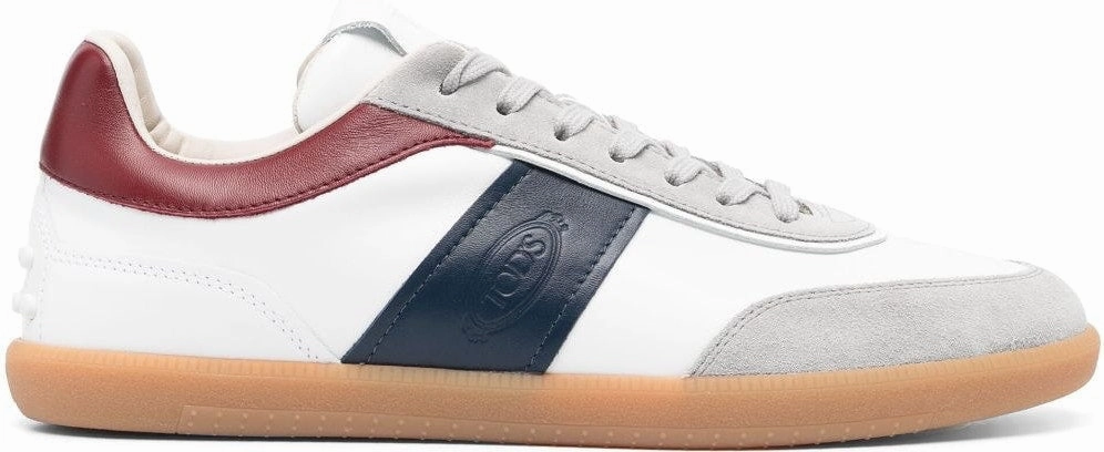 LUXURIOUS CALF LEATHER TAB SNEAKERS 
