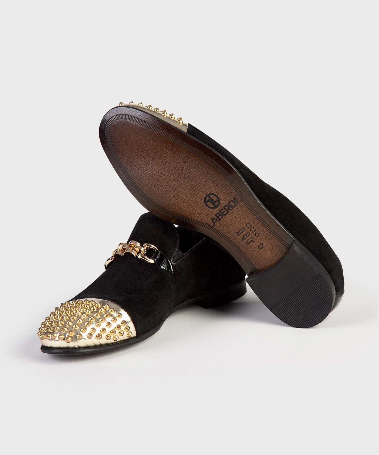 Shop Slingback Heeled Loafers Studded and Embroidered Loafers