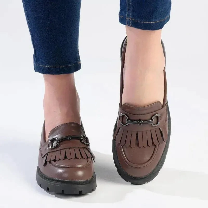 Madison Bess Fringe Loafer - Brown Cole Haan Loafers