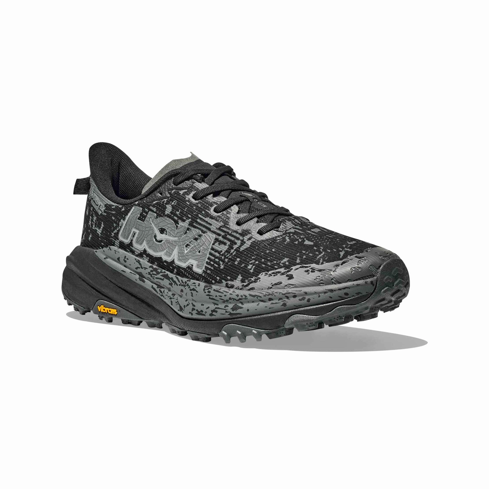 Shoes Beaverton Women's Speedgoat 6 GORE-TEX Wide Fit Trail Running Shoes Black / Outer Orbit