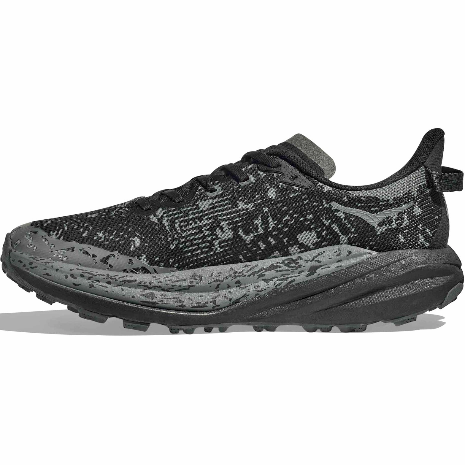 Price Of Shoes Women's Speedgoat 6 GORE-TEX Wide Fit Trail Running Shoes Black / Outer Orbit