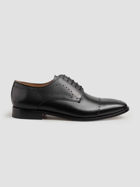Loafers Narrow Width marshall derby semi brogue -black