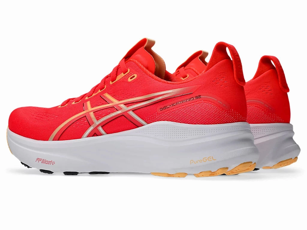 Asics Vs Nike Shoes Men's Asics Gel-Kayano 32 - Flash Red/Beet Juice