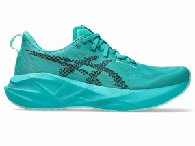 Men's Asics Novablast 5 - Wave Teal/Black Deals On Asics Running Shoes