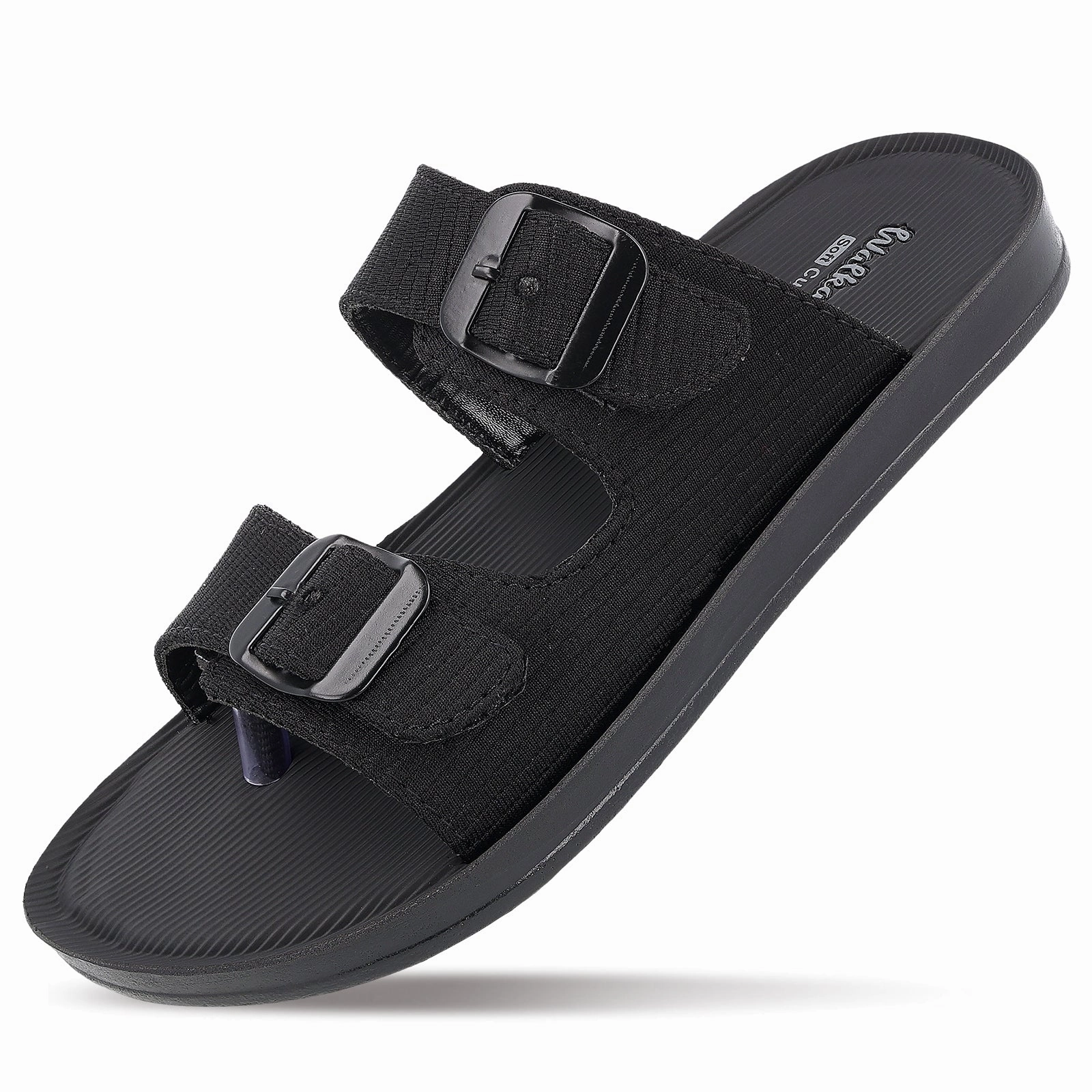 Comfortable Dressy Flat Sandals Men's Daily Wear Sandals - WGR53162 Black