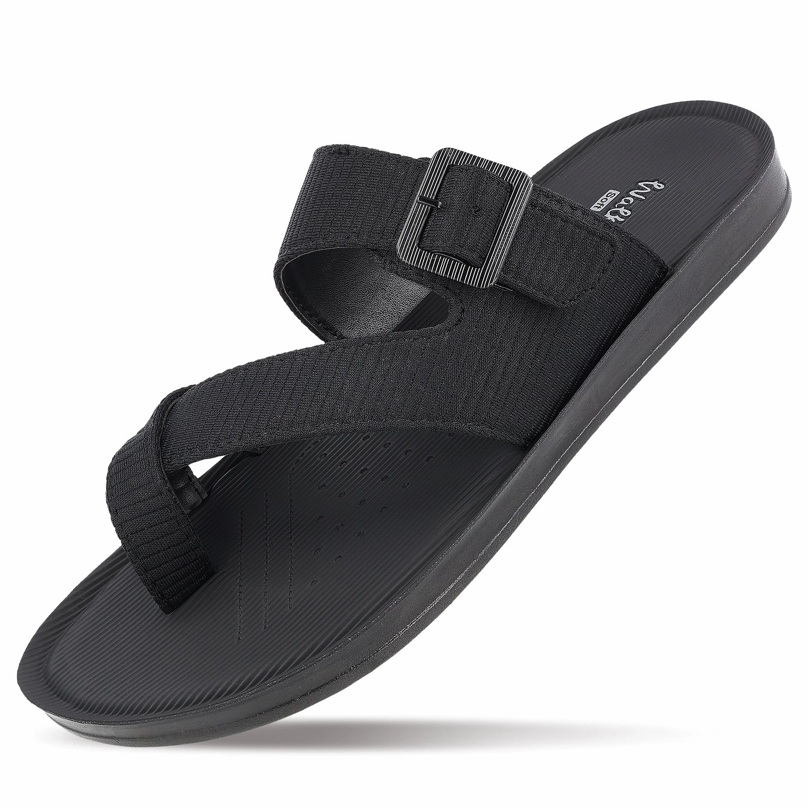 Lounge Sandals Men's Daily Wear Sandals - WGR53169 Black